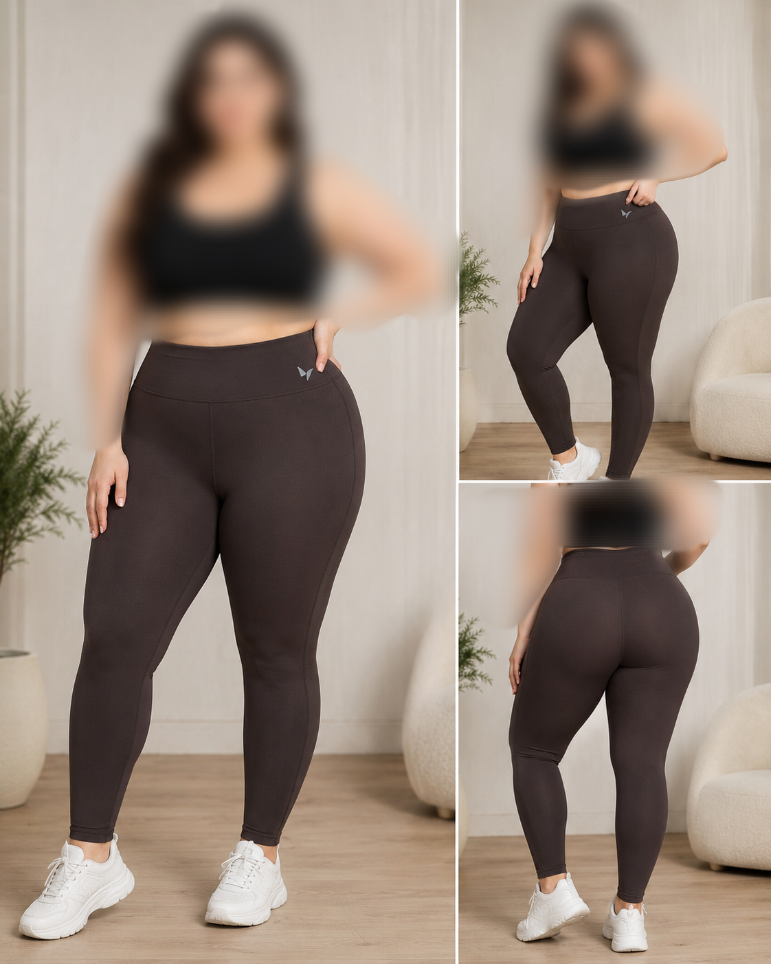 لگ ورزشی زنانه ساده سایز بزرگ